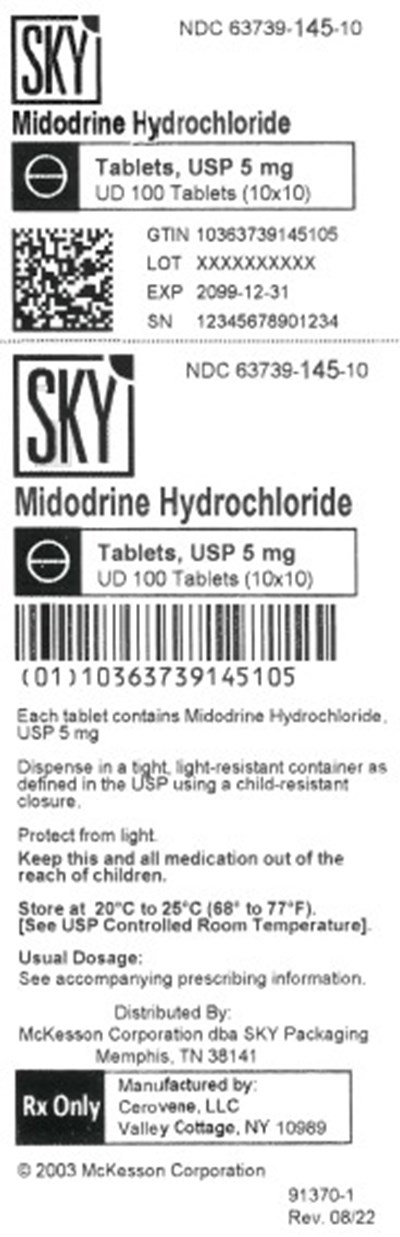 Midodrine 5mg.jpg Principal Display Panel - Midodrine 5mg